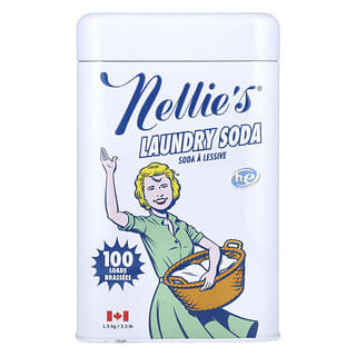 Nellie's, Laundry Soda, 100 Loads, 3.3 lbs (1.5 kg)