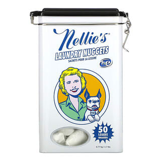 Nellie's, Laundry Nuggets, Unscented, 50 Loads, 1.7 lbs (0.77 kg)