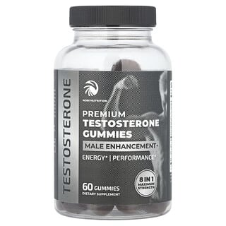 Nobi Nutrition, Premium Testosterone Gummies, 60 Gummies