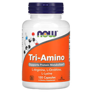 NOW Foods, Tri-aminés, 120 capsules