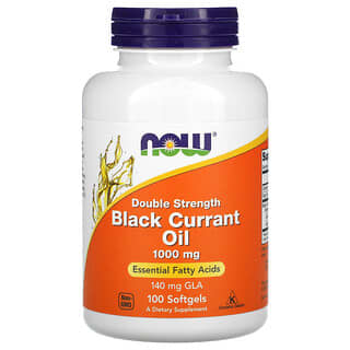 NOW Foods, Black Currant Oil, 1,000 mg, 100 Softgels