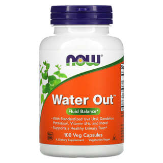 NOW Foods, Water Out, Fluid Balance, 100 Veg Capsules