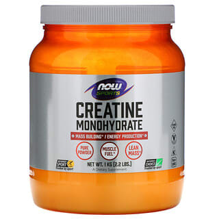 NOW Foods, Sports, Monohidrato de creatina, 1 kg (2,2 lb)