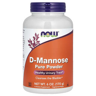 NOW Foods, D-mannose pur en poudre, 170 g