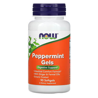 NOW Foods, Peppermint Gels, 90 Softgels