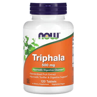 NOW Foods, Triphala, 500 mg, 120 comprimés