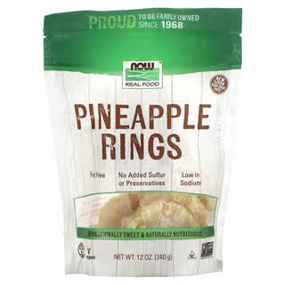 NOW Foods, Pineapple Rings, 12 oz (340 g)