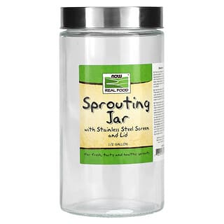 NOW Foods, Sprouting Jar, 1/2 Gallon