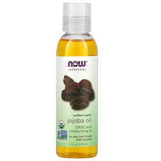 NOW Foods, Solutions, Minyak Jojoba Besertifikasi Organik, 118 ml (4 ons cairan)