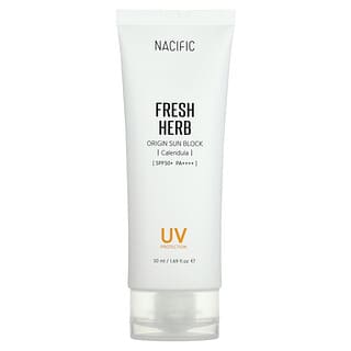 Nacific, Fresh Herb, Origin Sun Block, Calendula, SPF 50+, PA++++, 1.69 fl oz (50 ml)