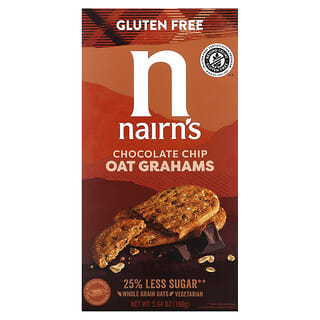 Nairn's, Oat Grahams, senza glutine, gocce di cioccolato, 160 g