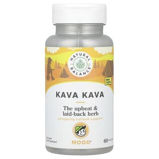 Natural Balance, Mutlu Kampçı, Kava Kava Beyaz Kök, 450 mg, 60 VegCaps