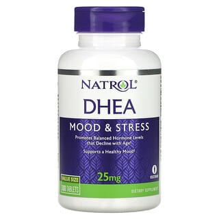 Natrol‏, DHEA, 25 מ"ג, 300 כמוסות