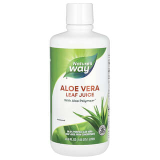 Nature's Way, Zumo de hoja de aloe vera, Sin sabor, 1 l (33,8 oz. líq.)