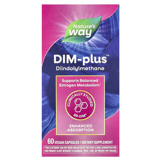 Nature's Way, DIM-Plus™（ジインプラス）、ヴィーガンカプセル60粒