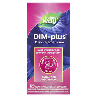 Nature's Way, DIM-Plus™（ジインプラス）、ヴィーガンカプセル120粒