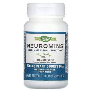 Nature's Way, Neuromins, 200 mg, 60 pflanzliche Weichkapseln