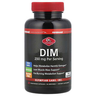 Olympian Labs, Performance Sports Nutrition（パフォーマンススポーツニュートリション）、DIM、250mg、ベジカプセル30粒