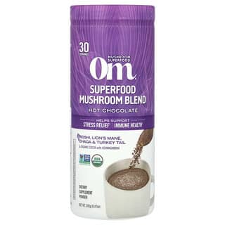 Om Mushrooms, Superfood Mushroom Blend, Hot Chocolate, 8.47 oz (240 g)