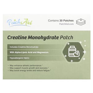 PatchAid, Creatine Monohydrate Patch, 30 Patches'