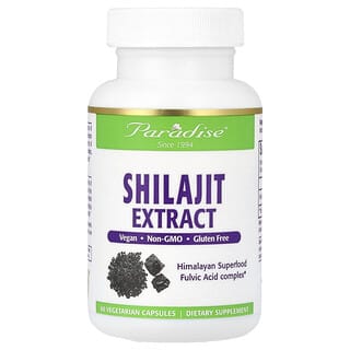 Paradise Herbs, Shilajit Extract, 60 Vegetarian Capsules