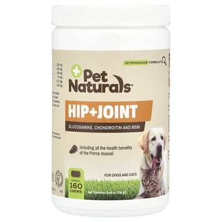 Pet Naturals, Articulação do Quadril +, Para Cães e Gatos, Aprox. 160 Mastigáveis, 240 g (8,46 oz)