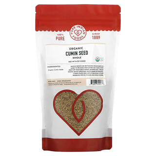 Pure Indian Foods, Organic Cumin Seed, Whole, 8 oz (226 g)