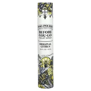 Poo-Pourri, Спрей для туалета Before-You-Go, оригинальный цитрус, 10 мл (0,34 жидк. унц.)