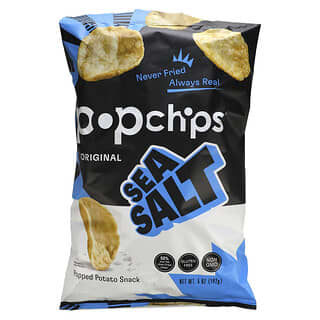 Popchips, Original, Sal marina, 142 g (5 oz)