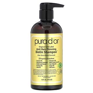 Pura D'or, Champú antipérdida del cabello, 473 ml (16 oz. líq.)