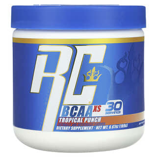 Ronnie Coleman, Edición vital, BCAA XS, Ponche tropical, 189 g (6,67 oz)