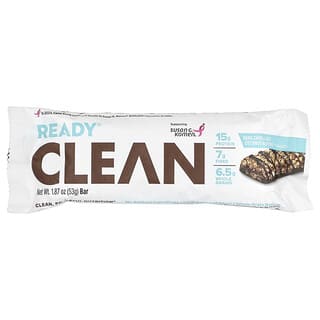 Ready, Clean Protein Bar, чорний шоколад із кокосом і мигдалем, 53 г (1,87 унції)