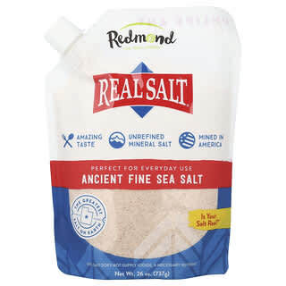 Redmond Trading Company‏, Real Salt®‎, מלח ים משובח עתיק, 737 גרם (26 אונקיות)