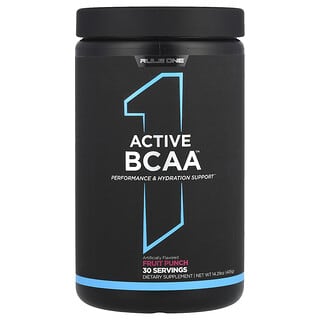 Rule One Proteins, BCAA activos, Ponche de frutas, 405 g (14,29 oz)