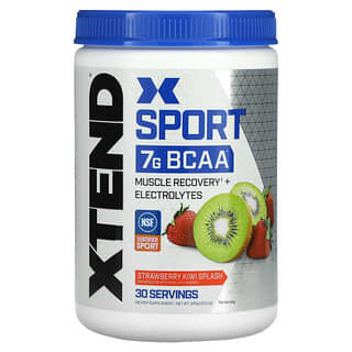 XTEND, Sport, 7 g de BCAA, Salpicadura de fresa y kiwi, 345 g (12,2 oz)