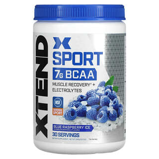 XTEND, Sport, BCAA 7G, Helado de frambuesa azul, 345 g (12,2 oz)