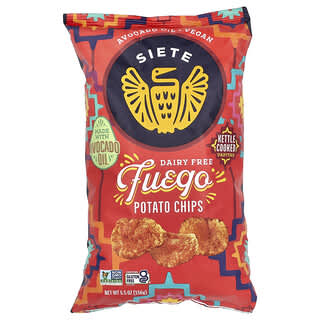 Siete, Batatas Fritas, Fuego, 156 g (5,5 oz)