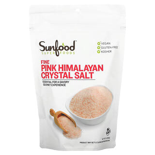 Sunfood, Sal Cristalino Fino do Himalaia, 454 g (1 lb)