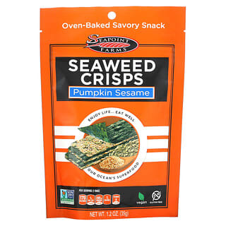 Seapoint Farms, Seaweed Crisps, Pumpkin Sesame, 1.2 oz (35 g)