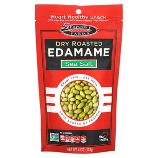 Seapoint Farms, Dry Roasted Edamame, Sea Salt, trocken geröstete Edamame, Meersalz, 113 g (4 oz.)