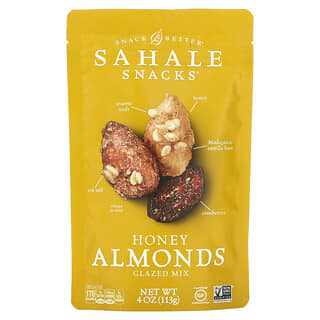 Sahale Snacks, グレーズミックス、ハニーアーモンド、113g（4oz）