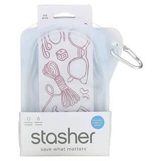 Stasher, Go Bag, White, 18 fl oz (532 ml)