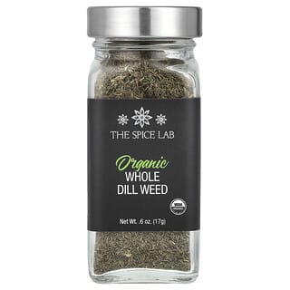 The Spice Lab, Eneldo orgánico entero, 17 g (0,6 oz)