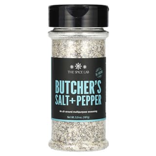 The Spice Lab, Butcher's Salt + Pepper, 5.9 oz (167 g)