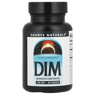 Source Naturals, DIM, 100 mg, 60 comprimidos