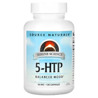 Source Naturals, 5-HTP, 50 mg, 120 cápsulas