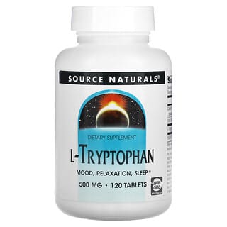 Source Naturals, L-triptófano, 500 mg, 120 comprimidos