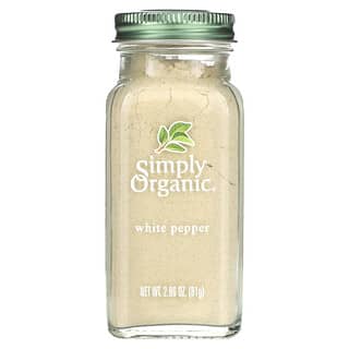 Simply Organic, Poivre blanc, 81 g