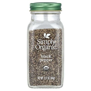 Simply Organic, Pimienta negra, 65 g (2,31 oz)