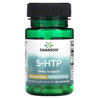 Swanson, 5-HTP, 200 мг, 60 капсул